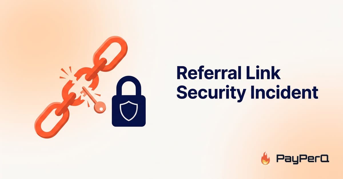 Security Incident Report - A Referral Link Bug Exposed a Few Dozen Credit IDs