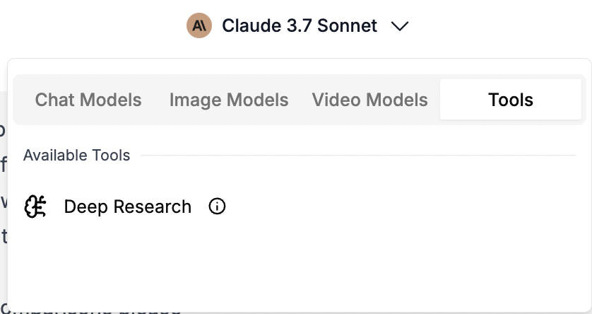 Deep Research workflow visualization